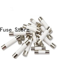 2PCs 5x20 ceramic fuse tube 6*30mm 3/4/5/6 3/10/3 15/10/15A amp 250V
