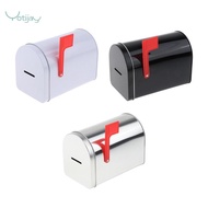 [szlztmy1] Modern Iron Letter Box Vintage Mailbox Outdoor Post Box Waterproof Envelope Holder for Ho