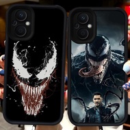 Black Casing for OPPO Reno 7Z 8Z Find X5 8 7 Lite 5G H101 Marvel Venom