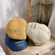 Topi Bayi Harimau Beret Musim Bunga Topi Lelaki Kasual Retro Duckbill Topi Kanak-kanak Perempuan Top
