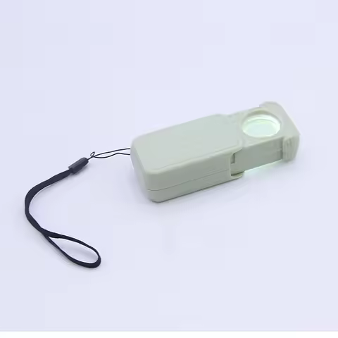 Portable Pull-Out Double Layered Lens with Led Light, High Magnification 15X 30X, Jewelry Identifica