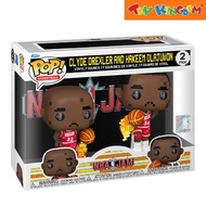 Funko Pop! Basketball NBA Jam Clyde Drexler & Hakeem Olajuwon 2 Packs Action Figure
