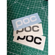 POC BICYCLE HELMET STICKER