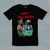 2025 Adult Men Halloween Killer Van Jason Freddy Chucky Tshirt