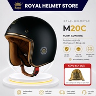 Genuine Royal 3/4 Helmet M20C, Personalized 3/4 Helmet for Men and Women