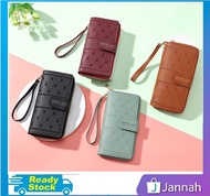 Jannah Dompet Syiling Pemegang Kad Wanita ( Forever Long Purse Lady Women Multi-slot Card Holder Zip