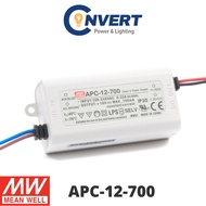 Mean Well APC Power Supply (APC-12) APC-12-700 - 12.6W 9V~18V 700mA (0.7A) Constant Current LED Driv