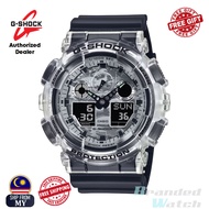 [OFFICIAL CASIO WARRANTY] Casio G-Shock GA-100SKC-1A Men's Analog Digital Black Resin Strap Watch