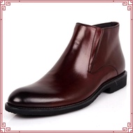 113153 dan 9935 Johnson Shoes mix leather double zipper ankle boots