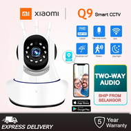 XIAOMI กล้องวงจรปิด CCTV Camera V380 Pro Q9 กล้องวงจรปิด 360 wifi 1080P HD Camera กล้องรักษาความปลอดภัยในบ้าน กล้องวงจรปิด กล้องสัญญาณ IP Camera กล้องตรวจจับการเคลื่อนไหวระบบ FNKvision YooSee