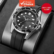 Casual  Silicone Strap Men Sports Watches Fashion Analog Quartz Wristwatches For Mens Clock (Without