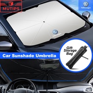 Volkswagen Car Sunshade Umbrella UV Reflection Auto Windshield Sunshade Cover Sun Protector For Beet