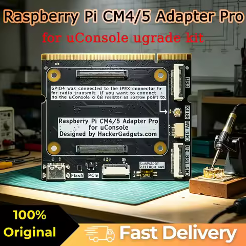uConsole Adapter Board for uConsole ugrade kit, Supports PCIe/ RPITX/ CSI2/ RTC battery Connector /P