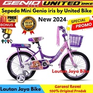 Sepeda Anak 12 16 Mini Genio Iris Sepeda anak perempuan