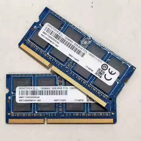 RAMAXEL RAMS DDR3 8GB 1600MHz Laptop memory ddr3 8GB 2RX8 PC3L-12800S-11 SODIMM Notebook memoria 1.3