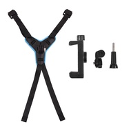 Helmet Camera Mount Holder Helmet Mount for Action Camera with Adapter Mobile Phone Clip Compatible 