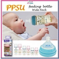 MOM EASY Wide Neck PPSU Feeding Bottle Botol Susu Baby (5oz 8oz 10 oz)