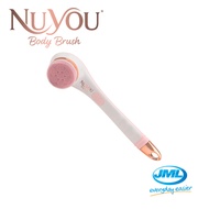 [JML Official] NuYou Body Brush | 4 multifunction heads: Scrubber, Soft Bristle, Pumice and Loofah heads included