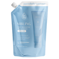 เจลล้างหน้า ดีท็อกซ์ผิว (รีฟิล) | SIBLING Daily Skin Detox Cleanser Gel 300ml. (Refill)