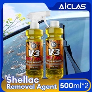 AICLAS Car wash shampoo Foam spray Syelek Getah pokok Agen pembersih Kereta Najis burung Penghilang 