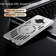 For Honor X9C X60 Pro X70 X9C Smart 5G Case UltraThin&Light Metallic Paint Heat Dissipation Magnetic
