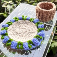 HYDRANGEA Flower Crochet Coaster Hydrangea Flower Crochet Coaster/