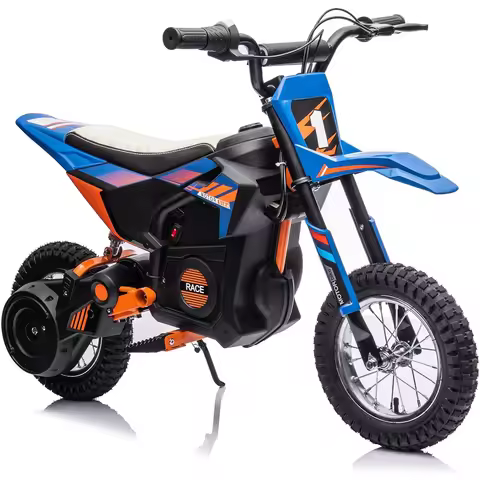 24V 250w Electric Dirt Bike for Kids 8-14,Up to 13.6MPH(22Km/h) Off-Road Motor Electric Motorcycle w