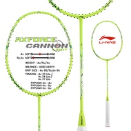 LI-NING ไม้แบดมินตัน รุ่น AXFORCE CANNON (4U/5U/6U) แถมซอง+พันด้าม+เอ็น พร้อมขึ้น ฟรี