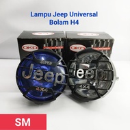 NEW H4 UNIVERSAL JEEP ROUND LAMP H4 JEEP 4X4 BULB