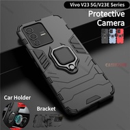 Casing Vivo V23 5G V23E V23Pro Shockproof Armor Phone Case V 23 VivoV23 Pro VivoV23E 4G 5G Ring Stan