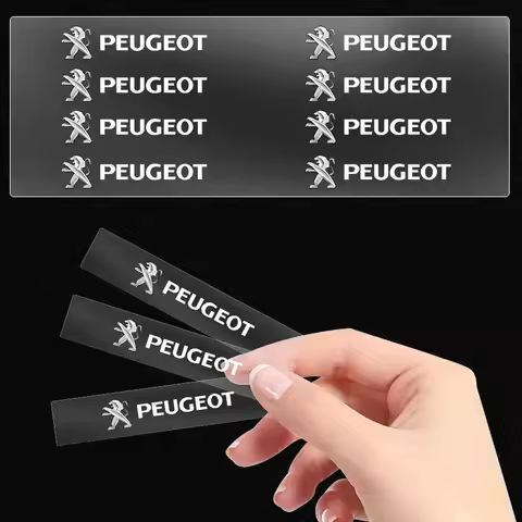 Car Stickers Peugeot Dedicated - 3M Adhesive Interior Trim Decals Fit For Peugeot 206 208 308 406 50