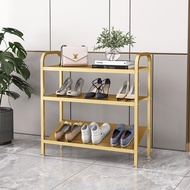 Shoe Rack Simple Door Household Floor Outdoor Shoe Rack Iron Slipper Rack Dormitory Small Apartment Multi-Layer Shoe Cabinet