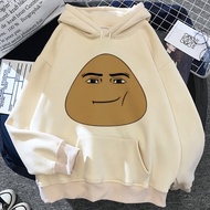 Pou hoodies women anime streetwear clothing sweatshirts female anime sweater