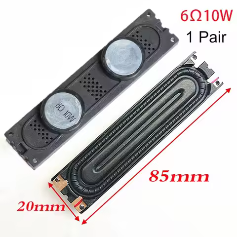 For Samsung TV Speaker UA55D8000YJ UA55F7500BJ BN96-18089B/M/H LoudSpeaker 6ohms 10W 85x20MM 1 Pair