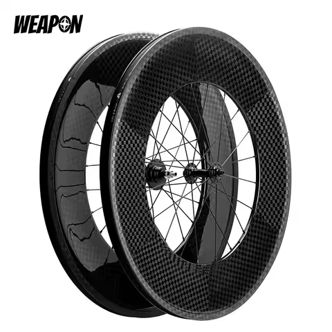 C120 120mm Carbon Fiber Track Wheelset 700C Fixie Fixed Gear Bicycle Wheels Aero Deep Section Carbon