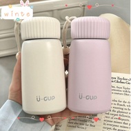WINTE Insulated Water Bottle, Stainless Steel Pocket Flask Mini Thermal Cup, 250/400ml Leak-proof Po