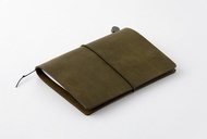 日本 TRAVELER'S COMPANY TRAVELER'S notebook 空白筆記本組/ 護照尺寸/ 橄欖綠