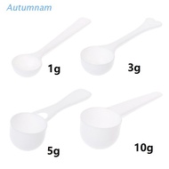 AUTU  1/3/5/10g Measuring Spoons Coffee Protein Milk Powder Scoops Spoon Kitchen Tools