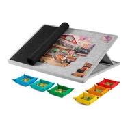 Tilting Jigsaw Puzzle Board with Cover 3 Angle Adjustable Puzzle Tab