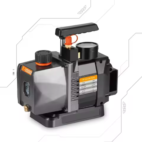 1/2HP 7CFM Refrigerant Vacuum Pump 1/4 Air Inlet Refrigeration for Car Household Air Conditioning fo