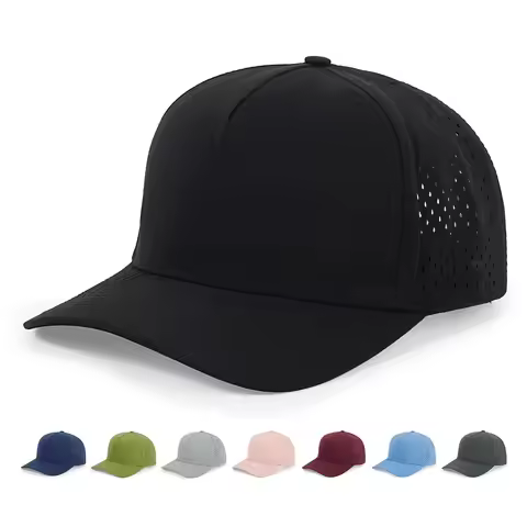 High Quality 5-panel Cap for Customized Logo Mesh Baseball Cap Men Women Summer Sun Protection Visor
