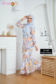 Afa Design Baju Kurung Payung Kembang Plus Size