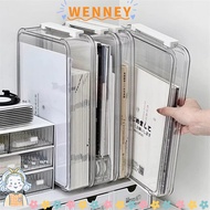 WEY A4 Stackable Storage Box, Plastic Dustproof And Moisture-Proof Document Storage Box, Stackable P