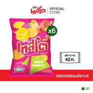 [แพ็ก 6]เทสโต ซอลธ์แอนด์ซาวร์ 42ก. เรียบ [Bundle 6]Tasto Salt & Sour 42g F/C มันฝรั่งแท้