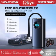 Portable Air Pump Car Tyre Inflator Tyre Pressure Pump wireless automobile Motorcycles Bicycles充氣泵