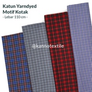 KATUN YARNDYED COTTON FABRIC WITH CHECK PATTERN 918BR / 806BR / 295MR / 806UN
