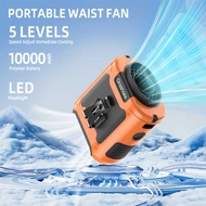 K50 Orashare 10000Mah Multifunctional Portable Waist Clip 5 Speed Adjustable Hanging Neck Fan Stron