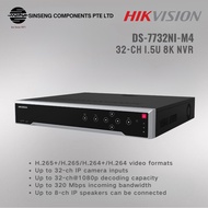 Hikvision M Series DS-7732NI-M4 32 Channel 1.5U 8K 32CH Network Video Recorder 32CH NVR (4 SATA)