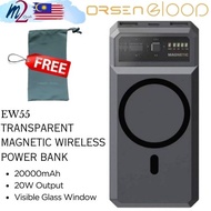 ELOOP EW55 20000mAh Wireless Charging 15W PD20W Powerbank with Stand