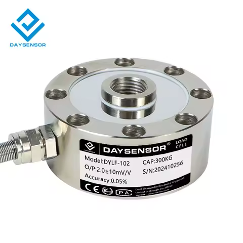 DYLF-102 DESENTE Alloy Steel Compression Round Load Cell 50kg 80kg 500kg 1t 3t 5t 50t 100t 500t